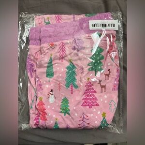 Little Sleepies Pink Merry & Bright Women’s Bamboo Viscose Pajama Pants